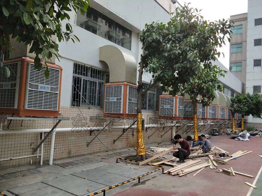 環(huán)?？照{(diào)低成本車間降溫解決方案